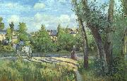 Camille Pissaro, Sunlight on the Road, Pontoise